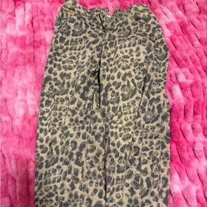 Leopard Print Women's Jeans
